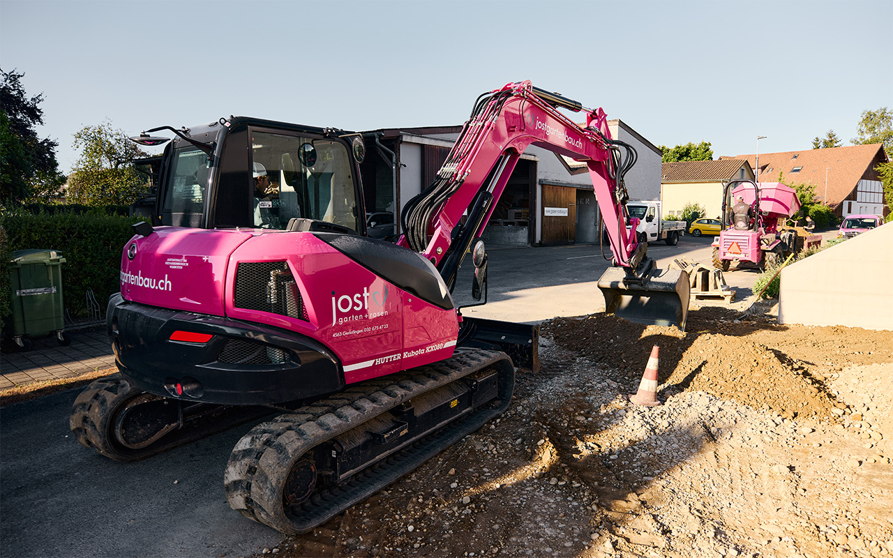 Bild von neuen Bagger