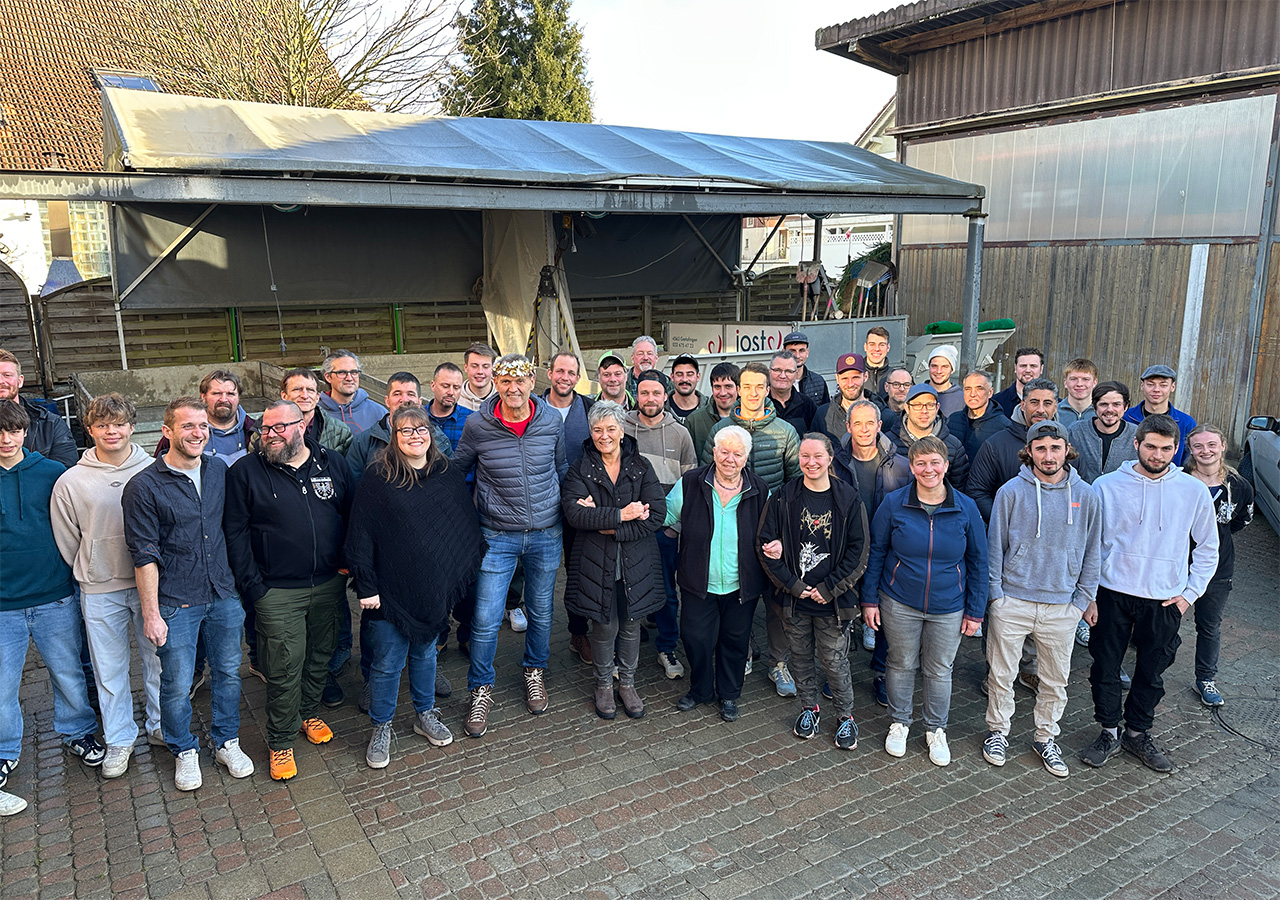 Gruppenfoto Jost-Team über die Jahre