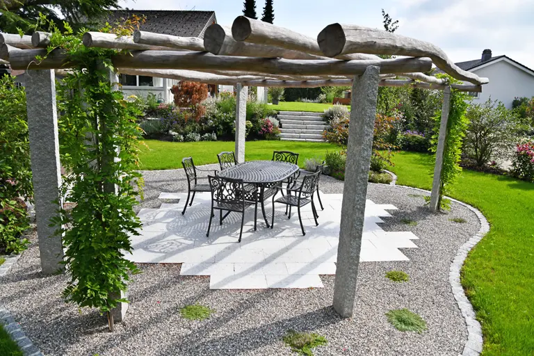 Pergola im Fokus